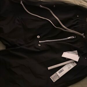 Rick Owens Black Cargo Pants with Drawstring